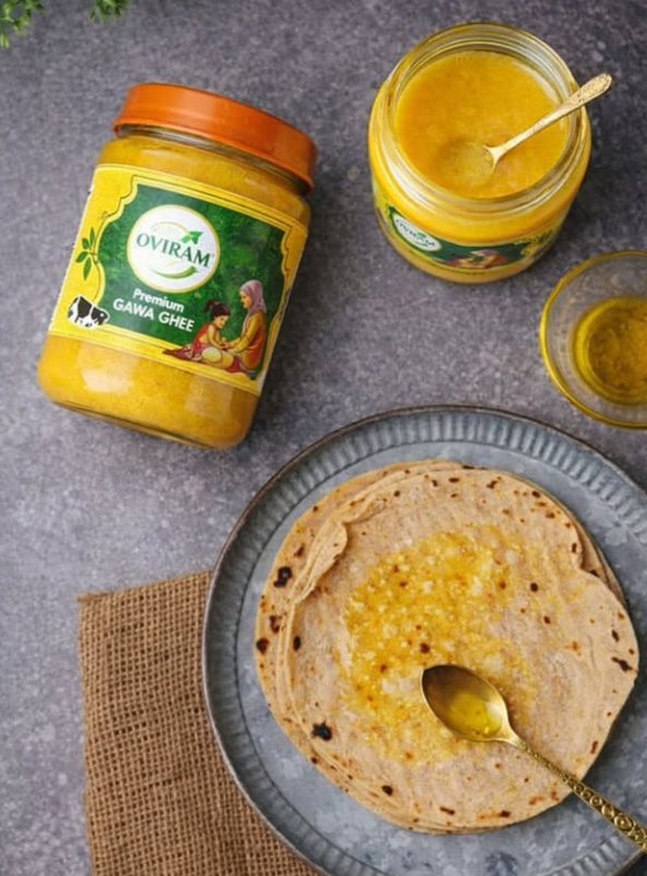 Oviram Ghee with Roti